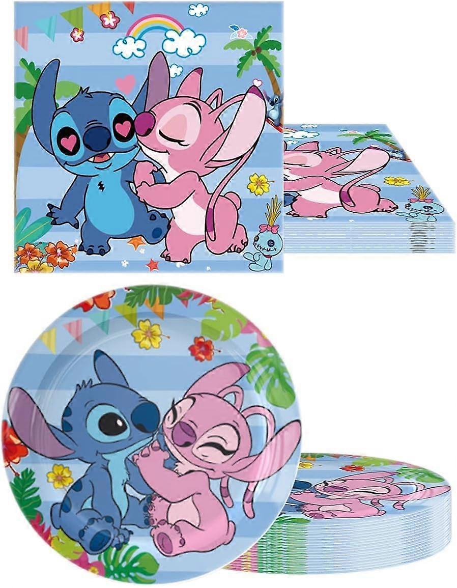 Stitch Themed Birthday Party Tableware