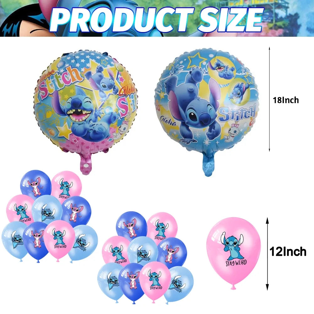 Stitch Themed Birthday Party Decor and Supplies