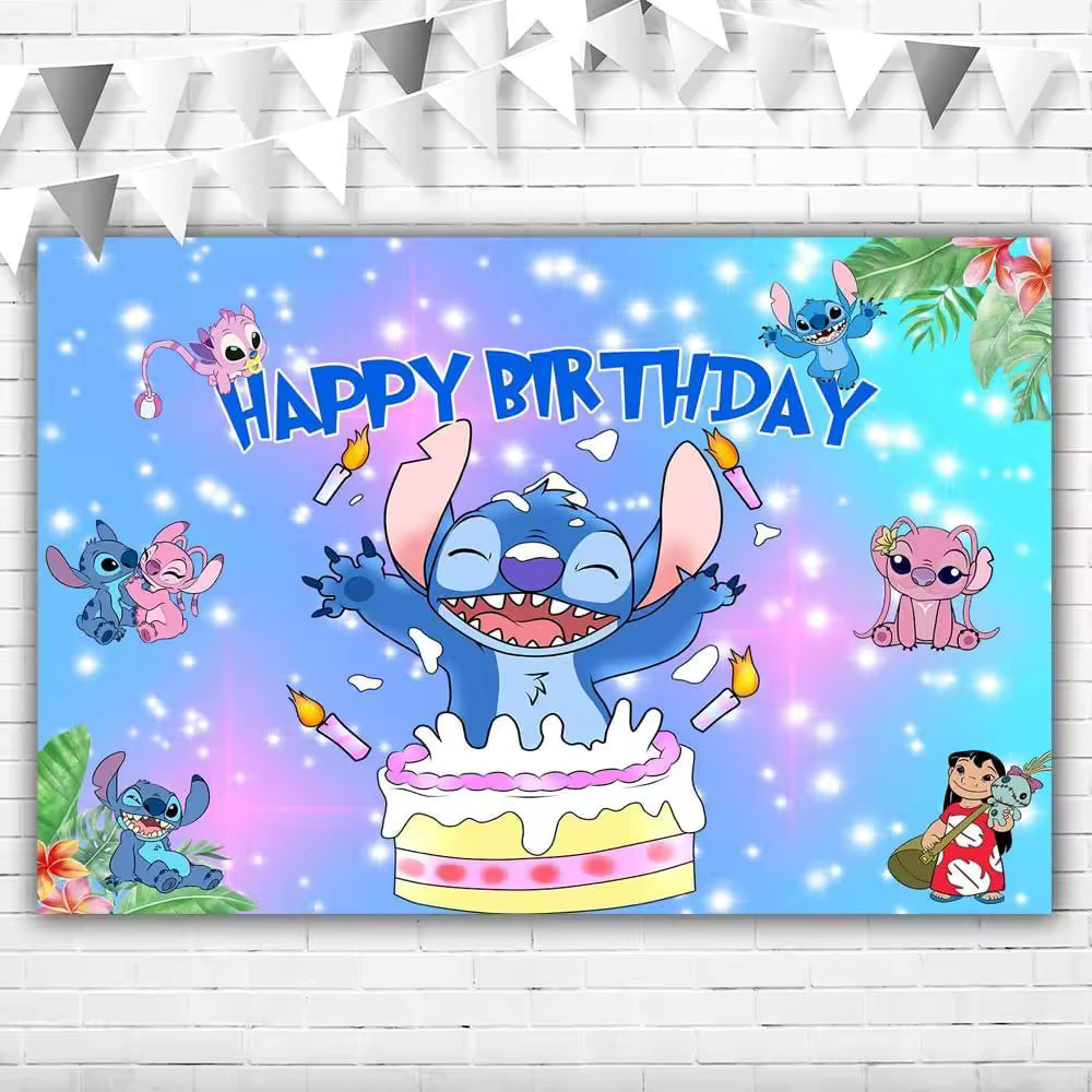 Stitch Themed Birthday Party Decor and Supplies