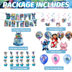 Stitch Themed Birthday Party Decor and Supplies