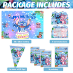 Stitch Themed Birthday Party Decor and Supplies