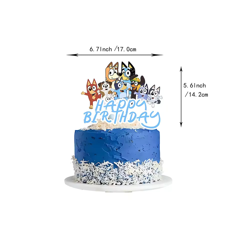 Bluey Themed Birthday Decoration